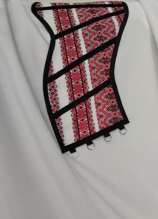 Корсет/корсаж з вишивкою. корсет вишиванка. з орнаментом. вишитий корсет підгрудний,...