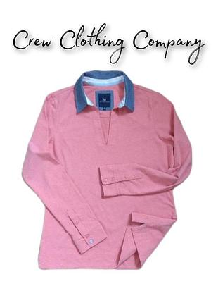 Кофта лонгслив коралл crew clothing company ☕ наш 44-46рр