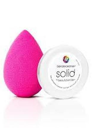 Спонж beautyblender и мини мыло solid blender cleanser