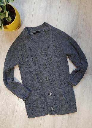 Кардиган для дівчини сірий