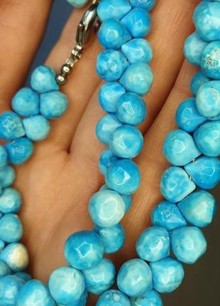 Буси з блакитним турканітом 67 г