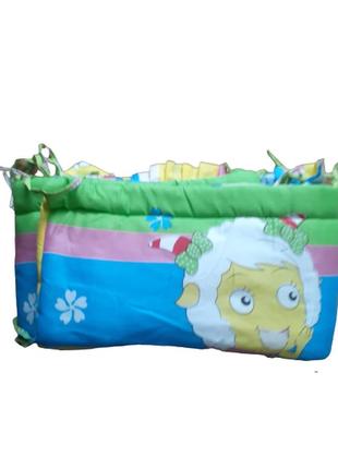 Бортики, защита в детскую кровать для младенцев