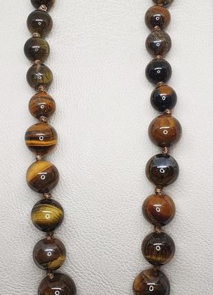 Бусы с тигровым глазом