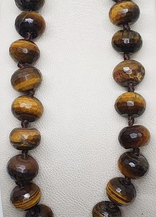 Бусы с тигровым глазом