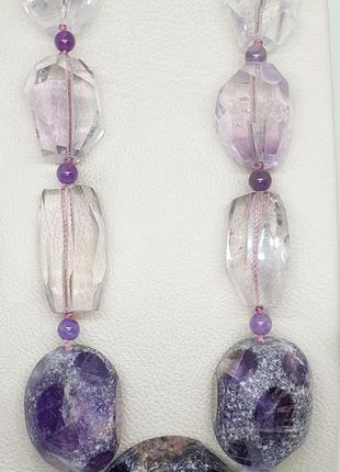 Намисто з аметистом