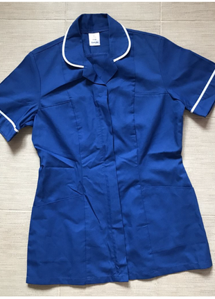 Униформа. медицинская кофта рубашка, британского бренда, alexandra. m3 фото