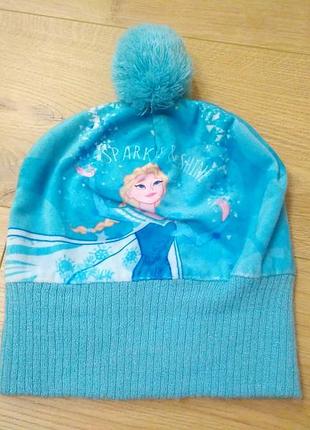 Оригінал/ зимова шапка для дівчинки від frozen disney/дитяча шапочка