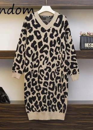 Сукня светр туніка плаття в’язане шерсть тепле🥰