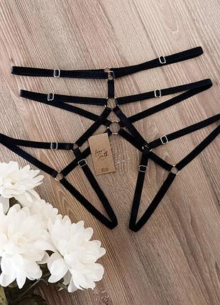 Портупея, трусики, еротична білизна, стрінги, відкритий доступ