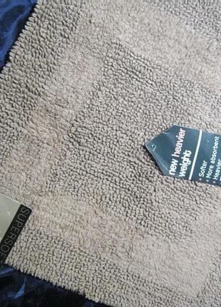 100% бавовна # dunelm mill # великобританія пісочний килимок 50х502 фото