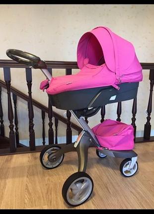 Коляска 2в1 dsland v8 pink