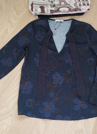 Атласная блузка 38-40