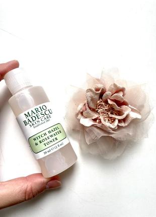 Тонік з трояндою і гамамелісом mario badescu toner witch hazel & rosewater