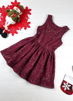 Нарядное платьице от marks & spenser 6-7 лет, 116-122 см.