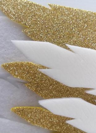 Крылья ангела  золотые  крила айвори украшение молочные крила янгола10 фото