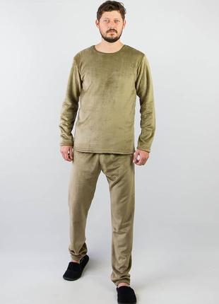 Тепла піжама махрова, мужская пижама махровая1 фото