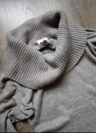 Сукня-светр, туніка з об'ємним коміром розмір s3 фото