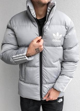 Зимова чоловіча куртка adidas1 фото