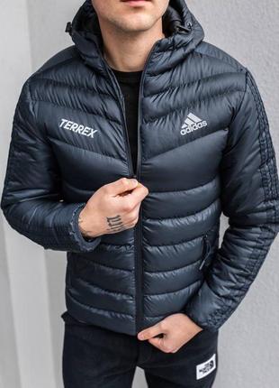Зимова чоловіча куртка adidas1 фото