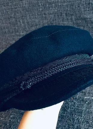 Супер модная кепка в морском стиле кепки шерсть1 фото