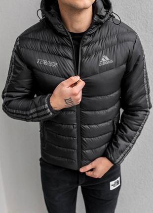 Зимова чоловіча куртка adidas1 фото