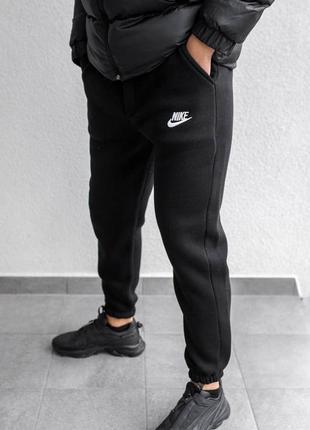 Зимние мужские спортивные трикотажные штаны nike2 фото
