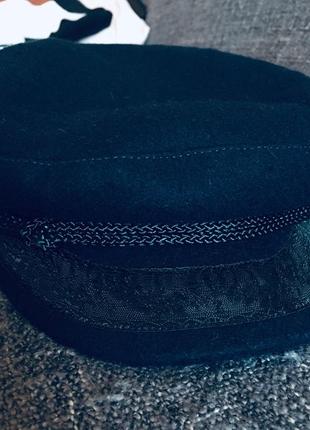 Супер модна кепка в морському стилі кепки шерсть4 фото