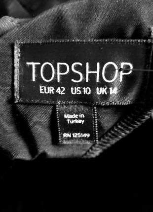 Новое с биркой черное платье тюльпан карандаш topshop размер 14 uk6 фото