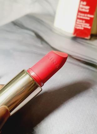 Оригінал матова помада для губ clarins joli rouge velvet matte lipstick 760v pink cranberry  оригинальный  матовая помада2 фото