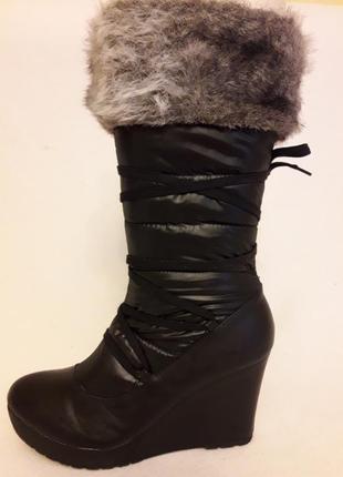Зимові чоботи фірми bodyflirt p. 41 устілка 26,5 см