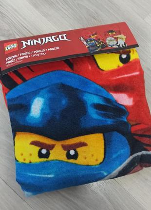 Полотенце пончо пляжное ниндзяго ninjago lego 60х120 см4 фото