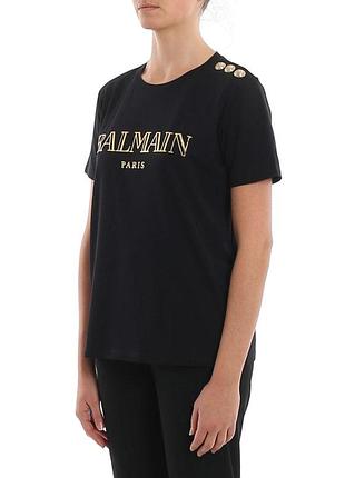 Футболка balmain з гудзикамина плечі оригінал
