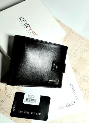 Якiсний гаманець з глянсової натуральної шкiри  тонке містке karya