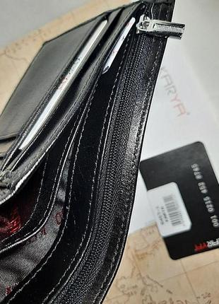 Якiсний гаманець з глянсової натуральної шкiри  тонке містке karya6 фото
