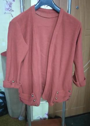 Стильна кофта кардиган, жакет піджак р. m/l (англія)