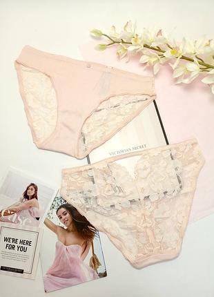 Милі трусики від 🍑 victoria's secret 🍑 оригінал вікторія сікрет персик пудра