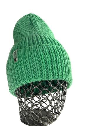 Зимова шапка з італійського мериносу3 фото