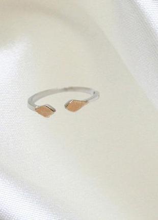 Перстень срібне на фалангу 14,5 0,6