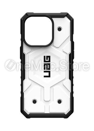 Чохол uag pathfinder for magsafe для iphone 13 pro max (білий/white)4 фото