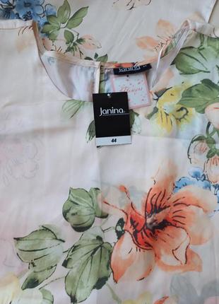 Довга яскрава блуза janina 5