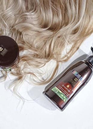 Шампунь для волос с аргановым маслом 350 мл, morocco argan oil