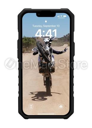 Чохол uag pathfinder for magsafe для iphone 13 pro (чорний/black)6 фото