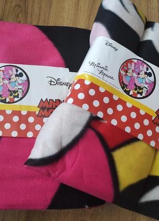 Дитячий плед покривало міні маус minne mouse disney великий розмір р.150*200см.