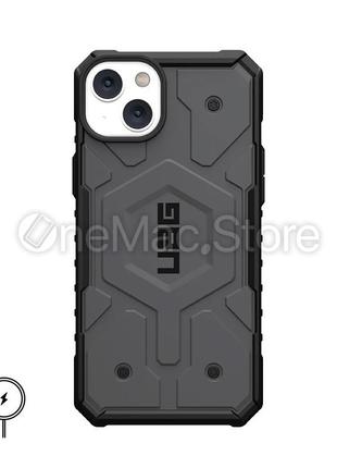 Чохол uag pathfinder for magsafe для iphone 13 (сірий/grey)