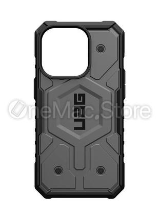 Чохол uag pathfinder for magsafe для iphone 13 pro max (сірий/grey)4 фото