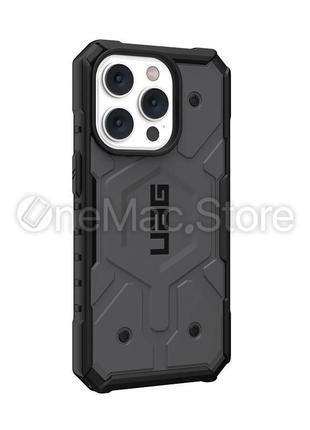 Чохол uag pathfinder for magsafe для iphone 13 pro max (сірий/grey)2 фото