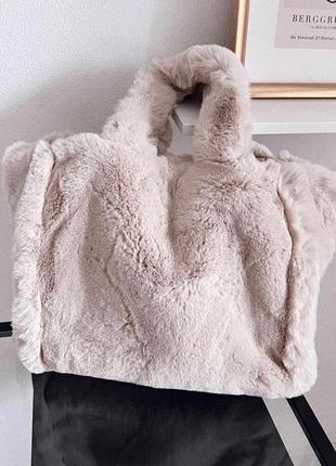 Сумка из эко меха