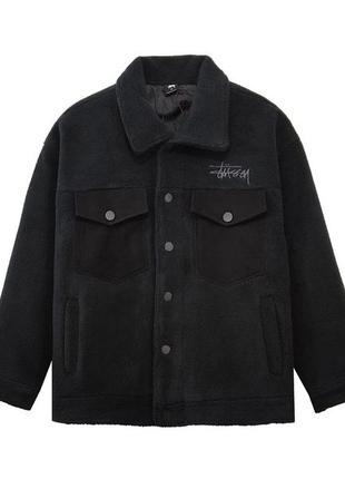 Флисовая куртка stussy