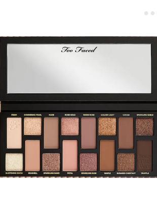 Too faced born this way the natural nudes eyeshadow palette5 фото