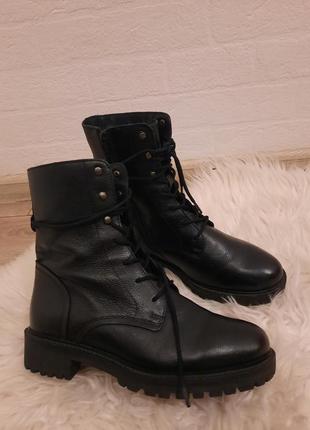 Geox boots 36. кожаные ботинки